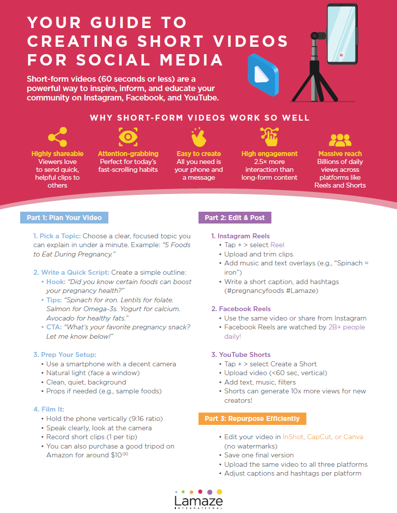 Your Guide to Creating Short Videos for Social Media